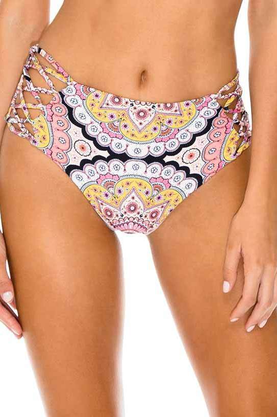Luli Fama Alhambra Laced Up High Rise Cheeky Bottom